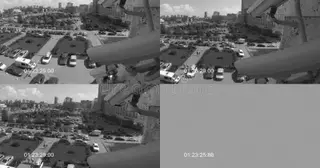 Установка систем видеонаблюдения на парковке в Лесне в октябре